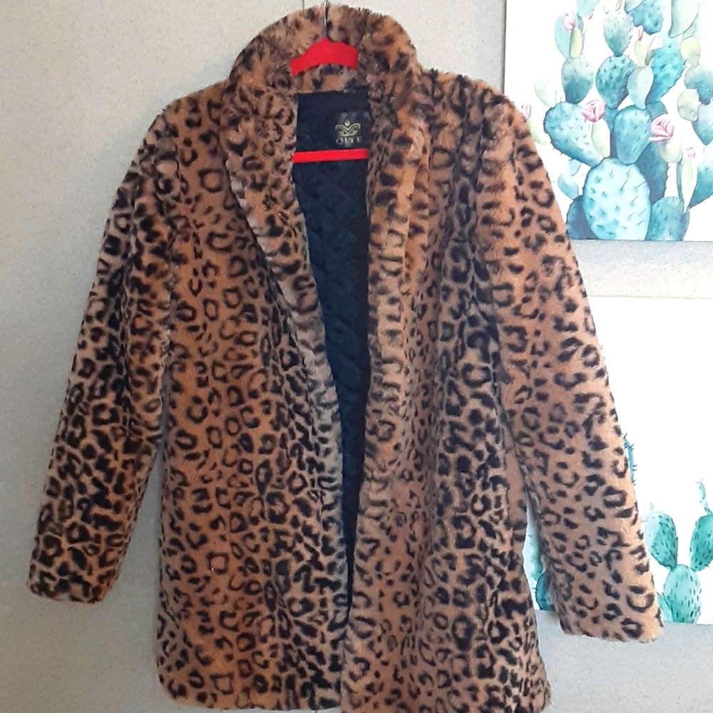 Plush soft winter jacket